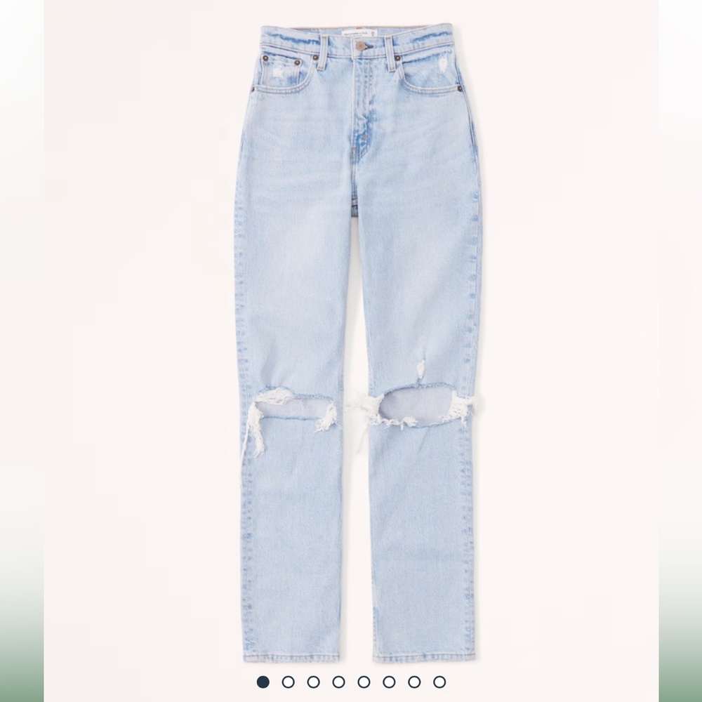 Abercrombie Ultra High Rise 90s Straight Jean